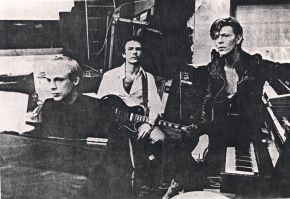 Brian Eno, David Bowie en Robert Fripp